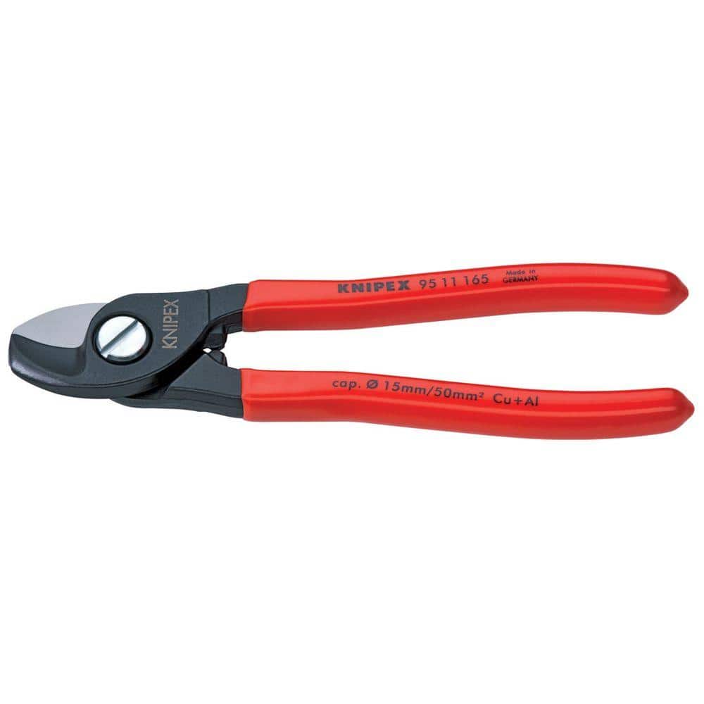 KNIPEX 6 In Heavy Duty Copper & Aluminum Cable Shears (1)