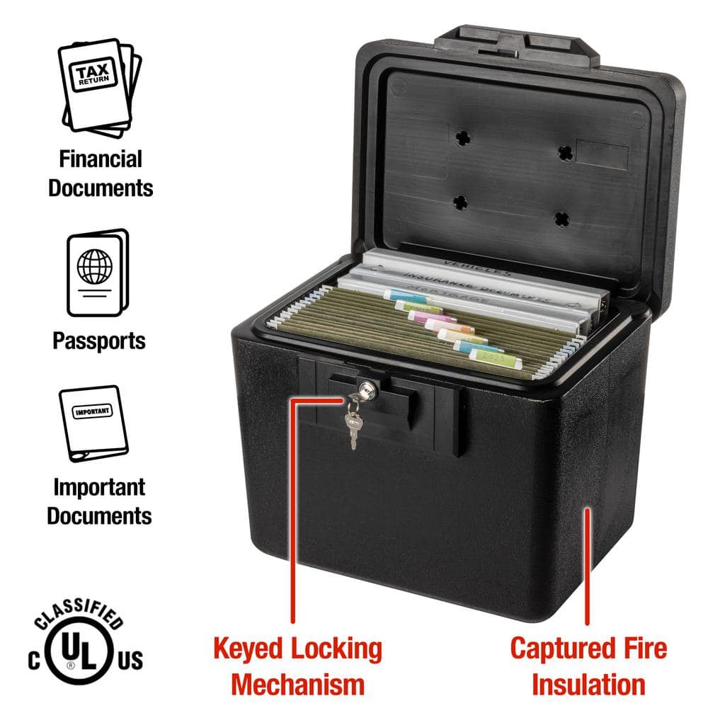 SentrySafe 0.61 cu. ft. Fireproof Safe File Box (3)
