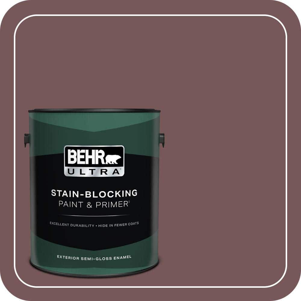BEHR ULTRA 1 gal. #MQ1-48 Czarina Semi-Gloss Enamel Exterior Paint & Primer