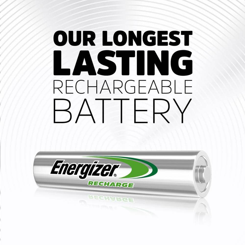 Energizer Power Plus Rechargeable AAA Batteries (4-Pack), 800 mAh Triple A Batteries (3)