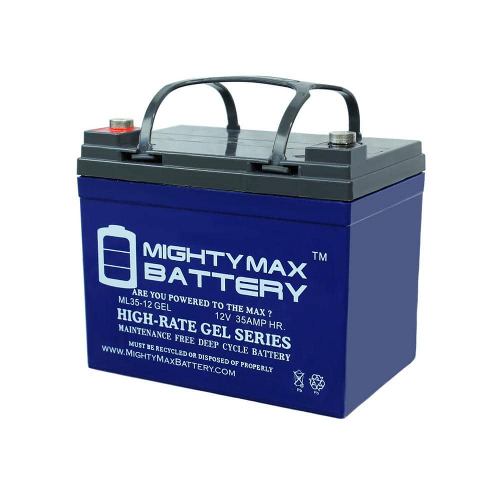 MIGHTY MAX BATTERY 12-Volt 35AH GEL Replacement Battery for BWG SLA Generac 0D4575