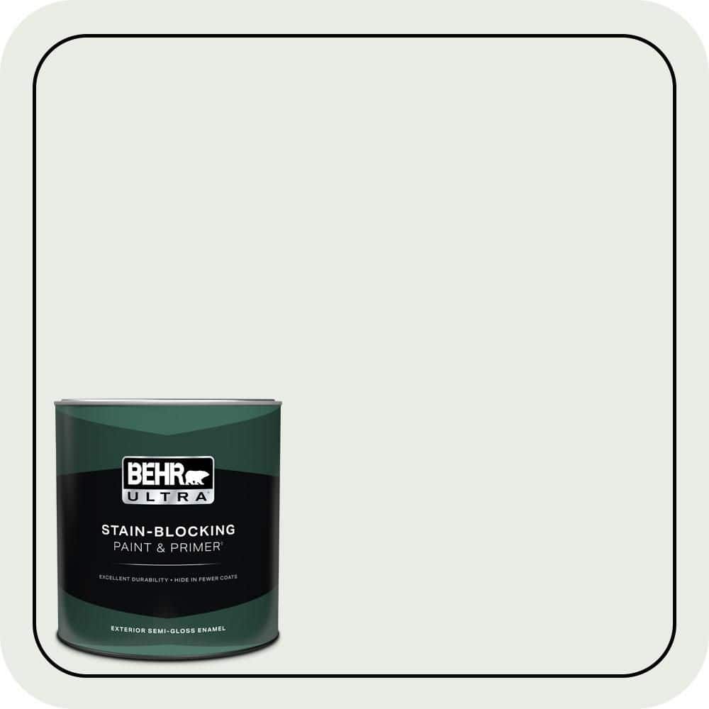 BEHR ULTRA 1 qt. #PPU25-12 Minimalistic Semi-Gloss Enamel Exterior Paint & Primer