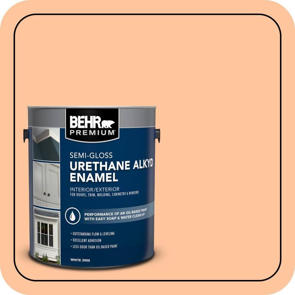BEHR PREMIUM 1 gal. #P210-3 Gumdrops Urethane Alkyd Semi-Gloss Enamel Interior/Exterior Paint (1)
