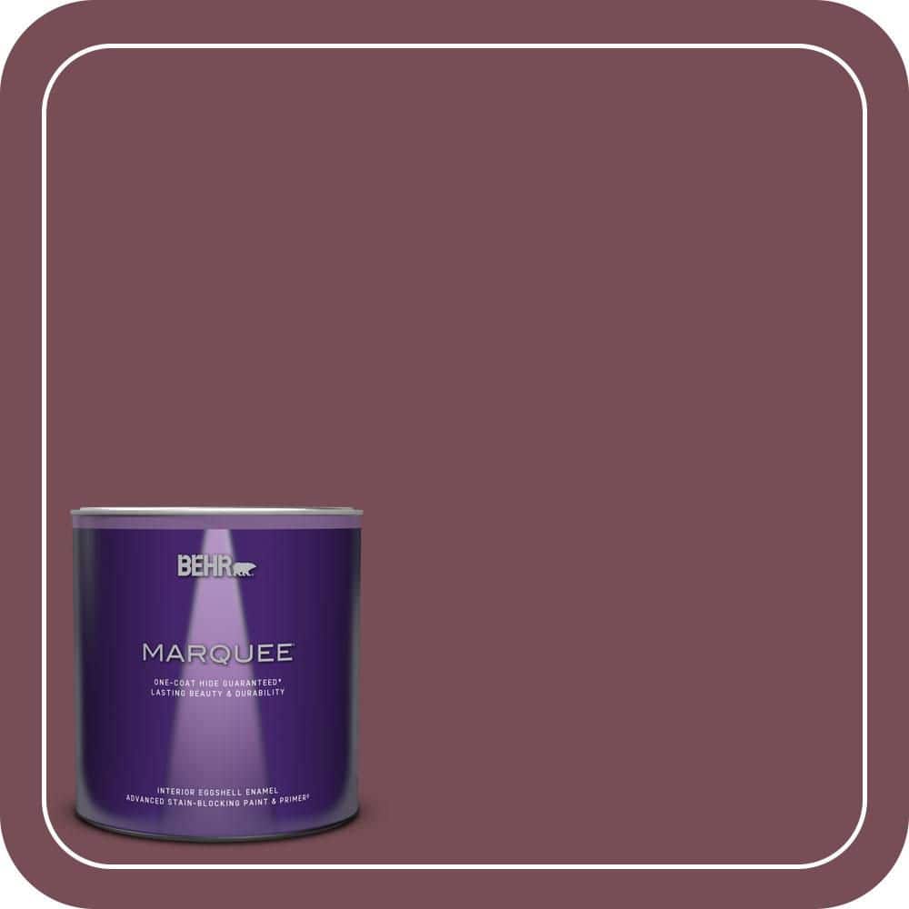 BEHR MARQUEE 1 qt. #MQ1-01 Rule Breaker One-Coat Hide Eggshell Enamel Interior Paint & Primer