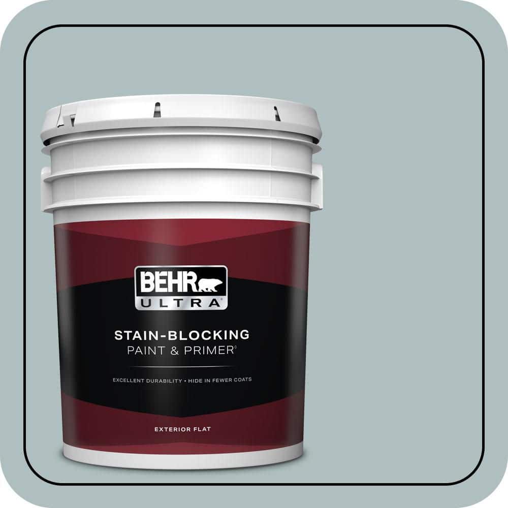 BEHR ULTRA 5 gal. #N440-3 Greenwich Village Flat Exterior Paint & Primer