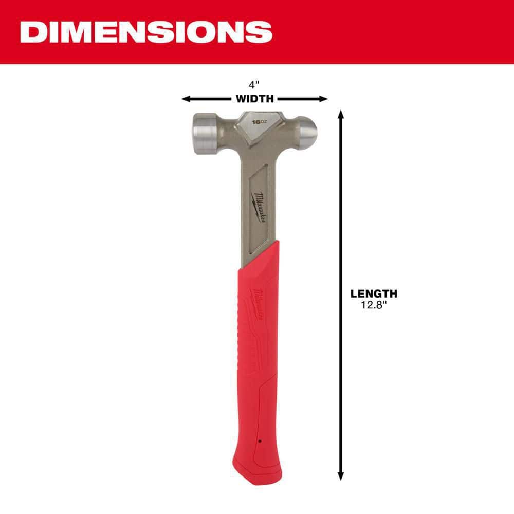 Milwaukee Dead Blow and Ball Peen Hammer Set (4-Piece) (3)