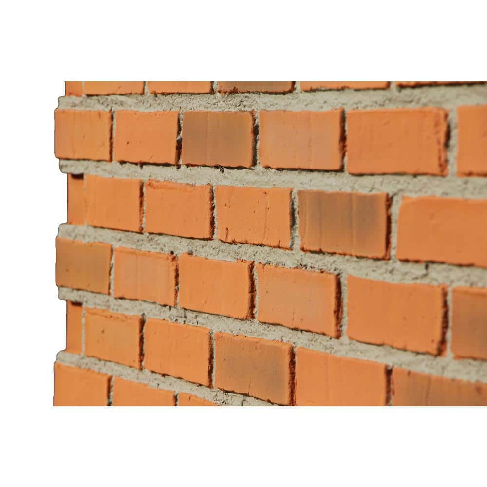 TRITAN BP 43.5 in. x 24 in. Polyurethane Interlocking Siding Panel in Terracotta (3)