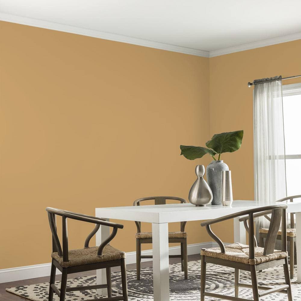 Glidden Diamond 1 qt. PPG1090-5 Good Life Eggshell Interior Paint with Primer (4)