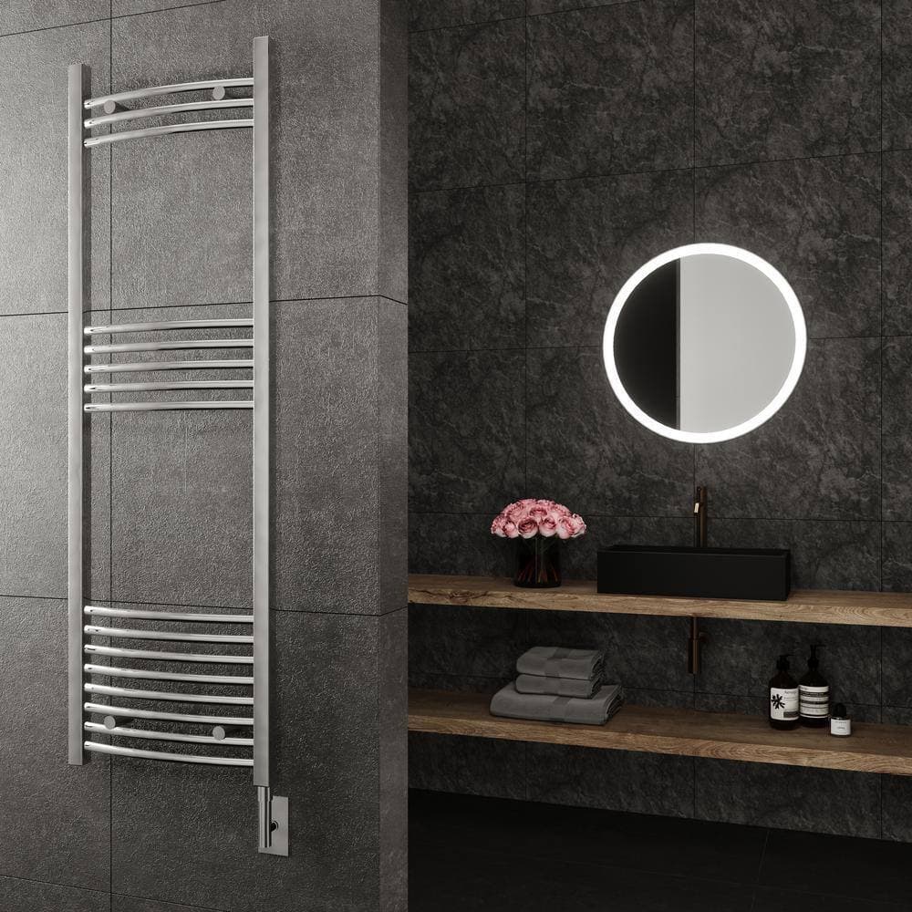 PARIS MIRROR Themis 13-Bar Electric Towel Warmer in Chrome (2)