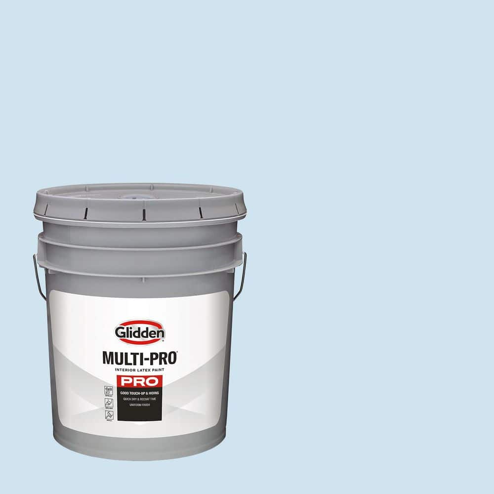 Glidden Multi-Pro 5 Gal. PPG1237-2 Diamond Blue Semi-Gloss Interior Paint