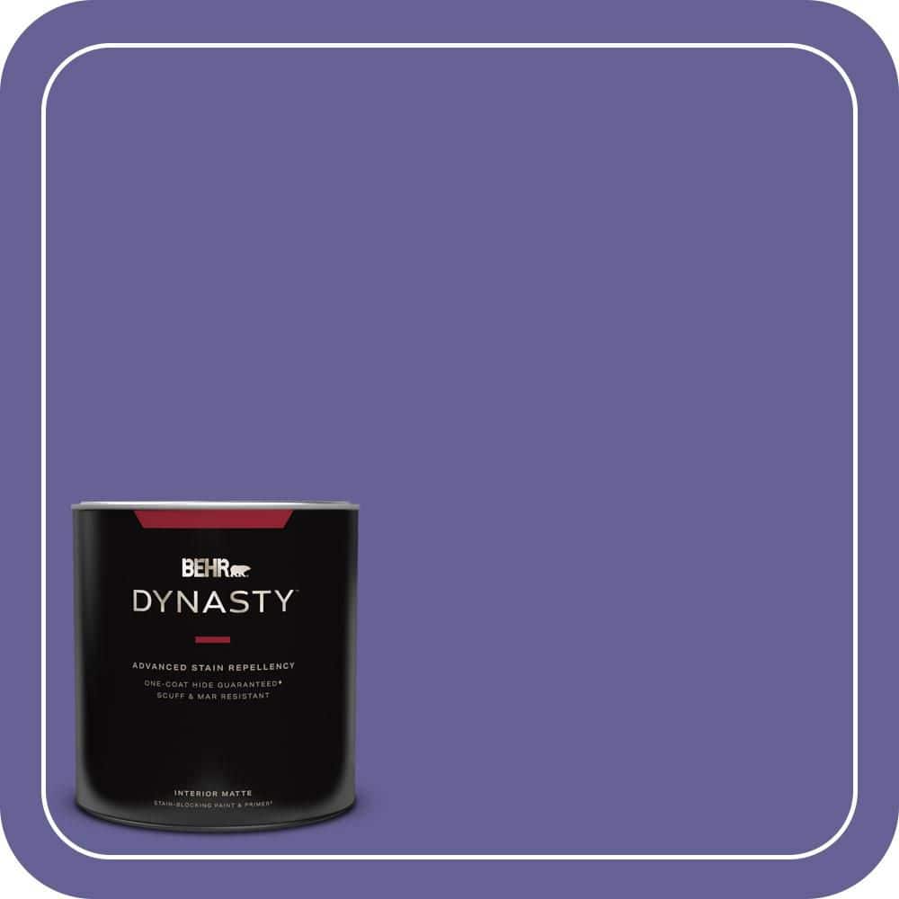 BEHR DYNASTY 1 qt. #T15-13 Prime Purple Matte Interior Stain-Blocking Paint and Primer