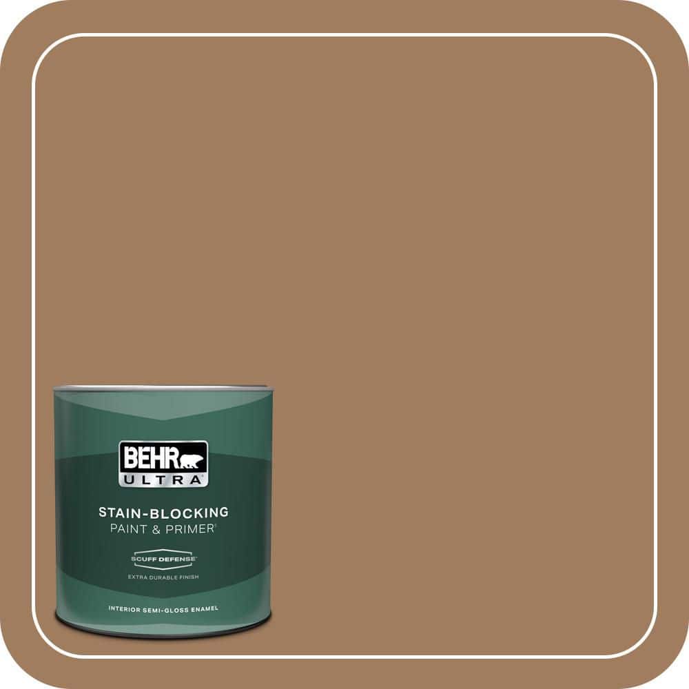 BEHR ULTRA 1 qt. #MQ2-11 Outdoor Land Extra Durable Semi-Gloss Enamel Interior Paint & Primer