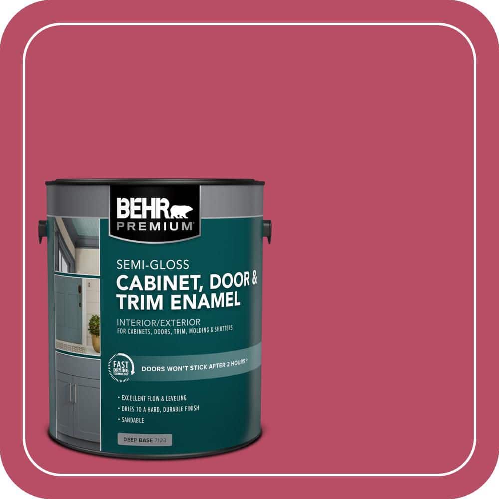 BEHR PREMIUM 1 gal. #P130-7 Glamorous Semi-Gloss Enamel Interior/Exterior Cabinet, Door & Trim Paint