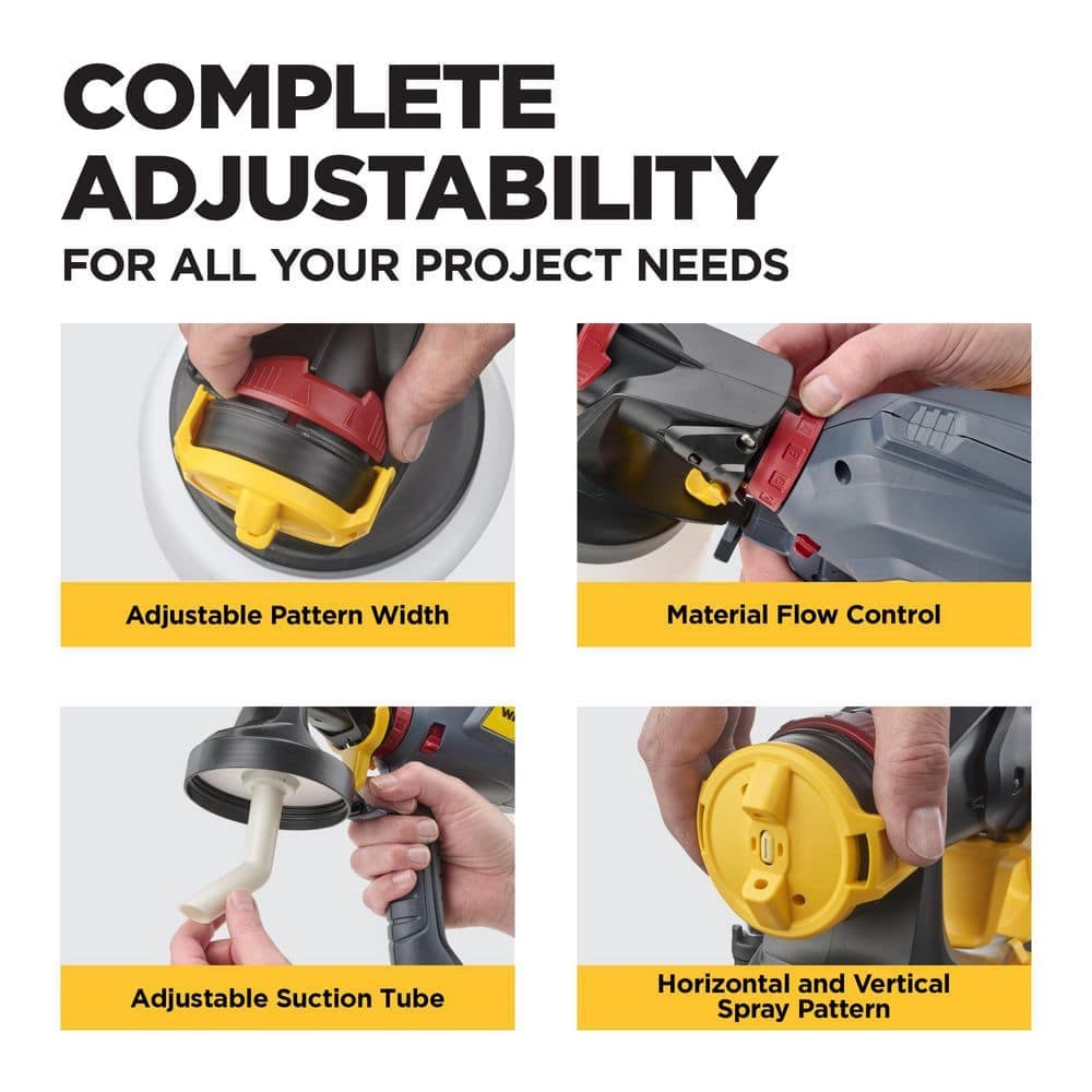 Wagner FLEXiO 1500 Electric Handheld HVLP Paint and Stain Sprayer (3)