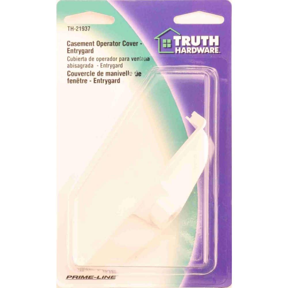 Prime-Line White High Impact Plastic Entrygard Operator Cover, Truth Hardware (3)