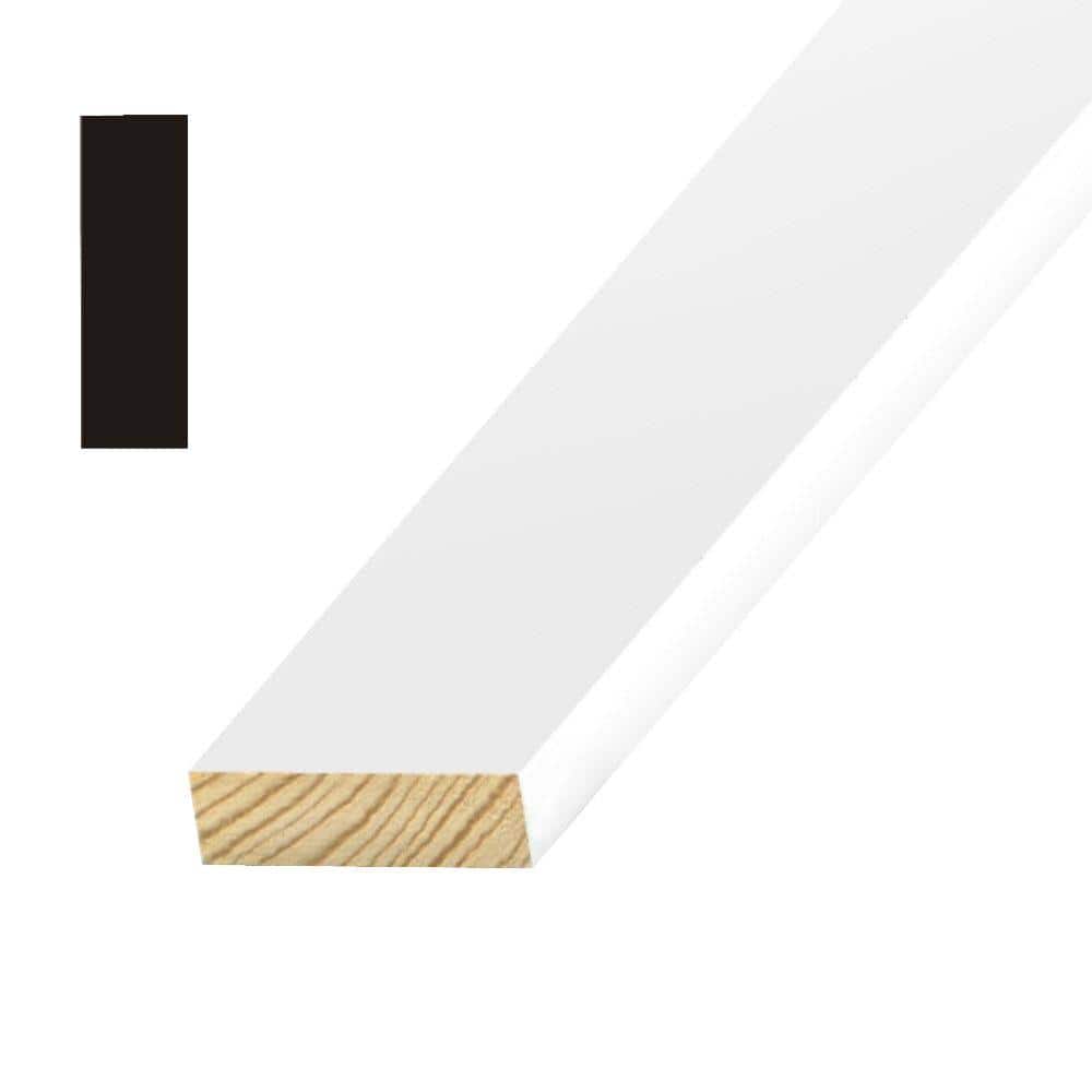 Unbranded 3/4 in. x 2-1/2 in. Treated Primed Finger Joint Trim Molding (2)
