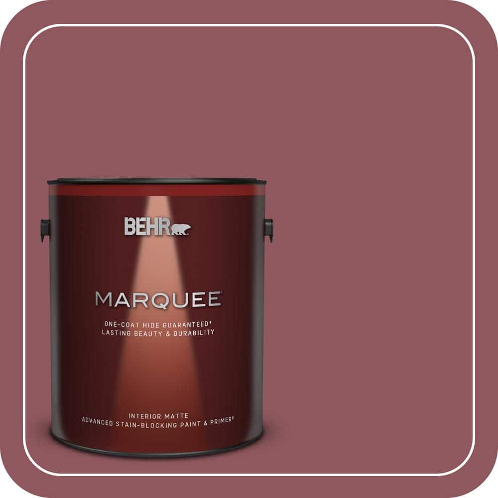 BEHR MARQUEE 1 gal. #PMD-33 Fragrant Cherry Matte Interior Paint & Primer