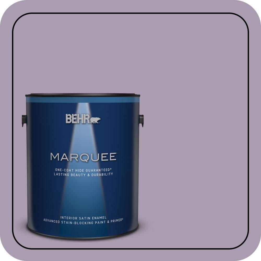 BEHR MARQUEE 1 gal. #PPU16-12 Charm Satin Enamel Interior Paint & Primer