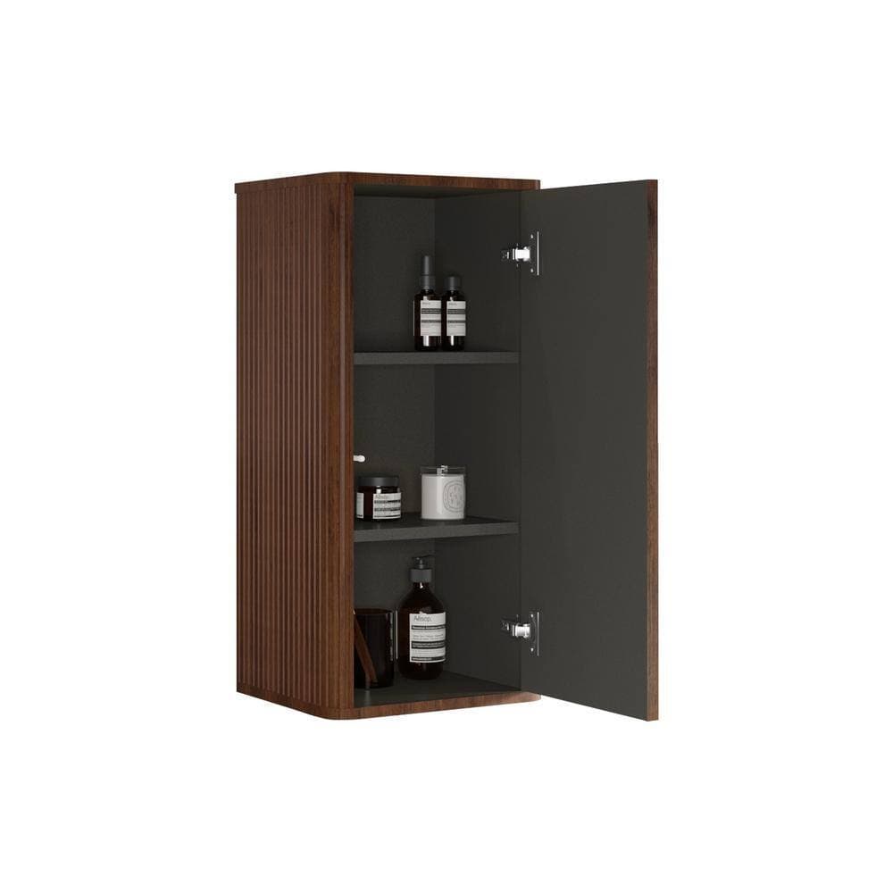 Staykiwi 15 in. W x 12 in. D x 30 in. H Bathroom Storage Wall Cabinet in Walnut (2)