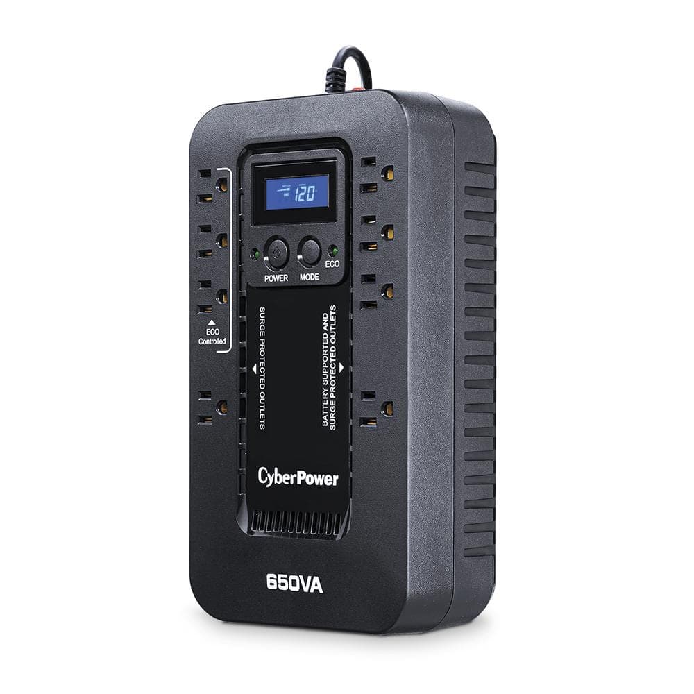 CyberPower 650VA 120-Volt 8-Outlet UPS Battery Backup (2)