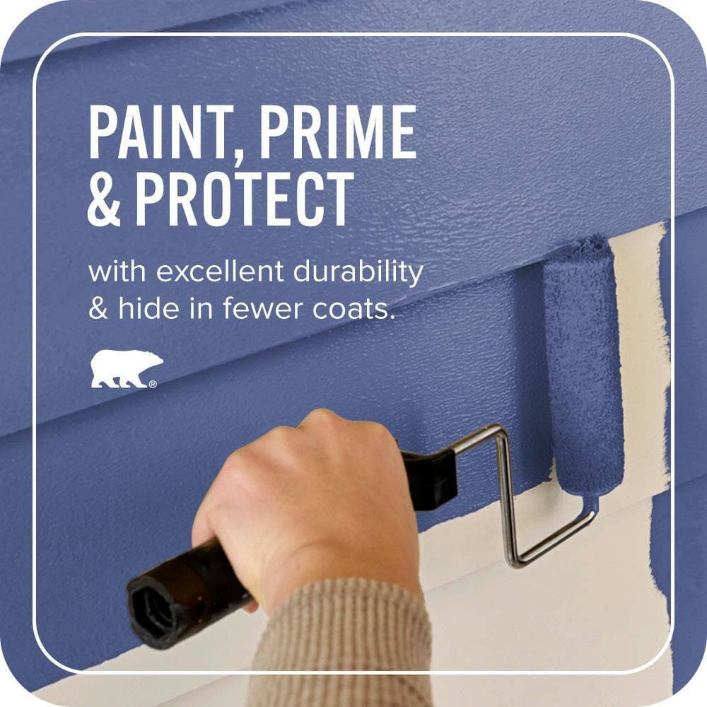 BEHR ULTRA 5 gal. #S-G-610 Gem Semi-Gloss Enamel Exterior Paint & Primer (3)