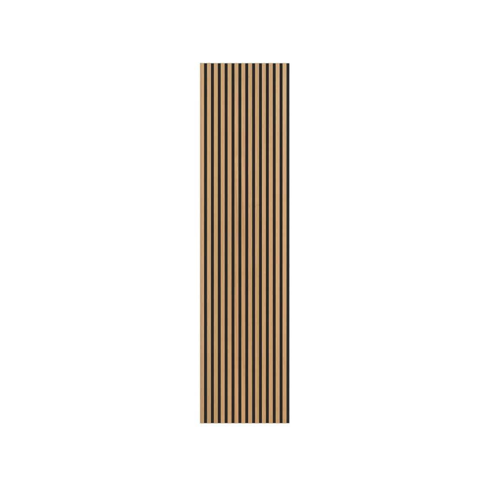 Ejoy 94 in. x 23.6 in x 0.8 in. Acoustic Vinyl Wall Cladding Siding Board in Light Cold Oak Color (Set of 1 piece) (3)