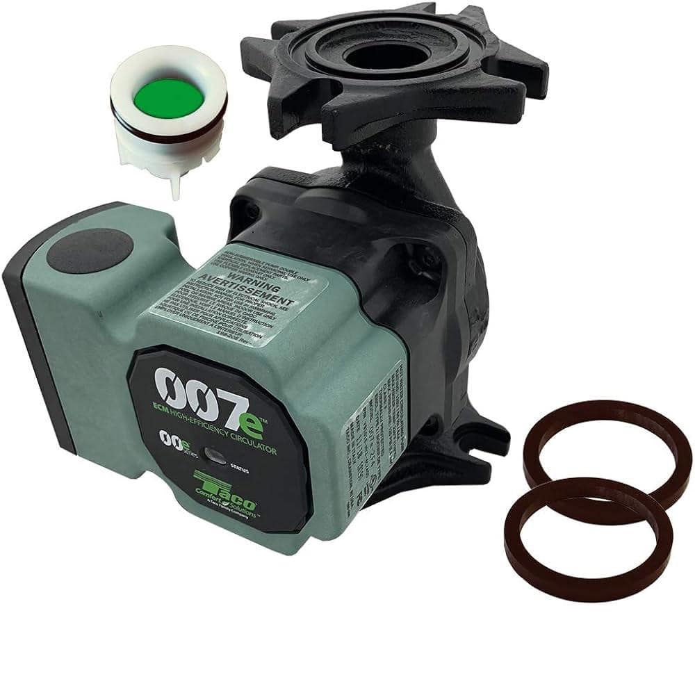 Taco Comfort Solutions 00e Series Cast Iron ECM High-Efficiency Circulator Pump (1)