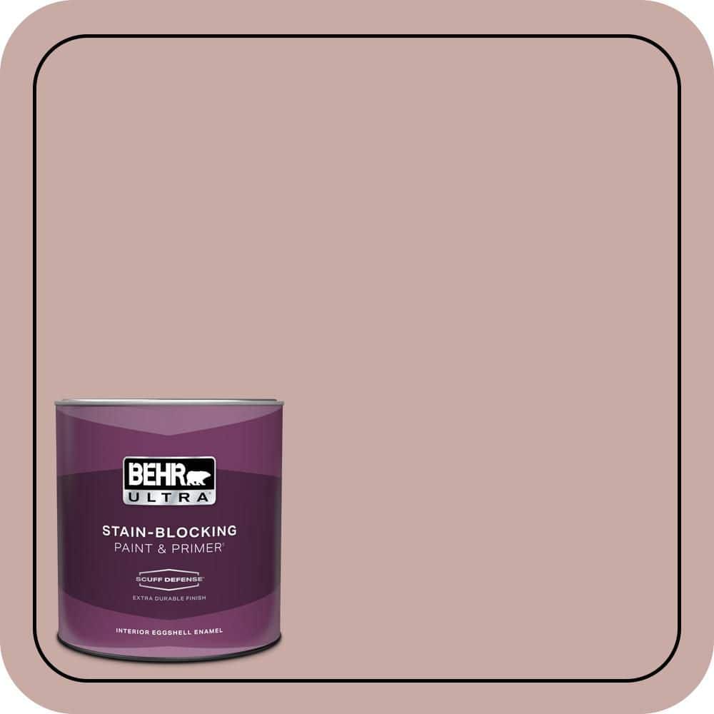 BEHR ULTRA 1 qt. #700A-3 Pottery Clay Extra Durable Eggshell Enamel Interior Paint & Primer