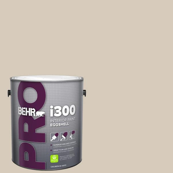 BEHR PRO 1 gal. #PPU5-12 Almond Wisp Eggshell Interior Paint (2)