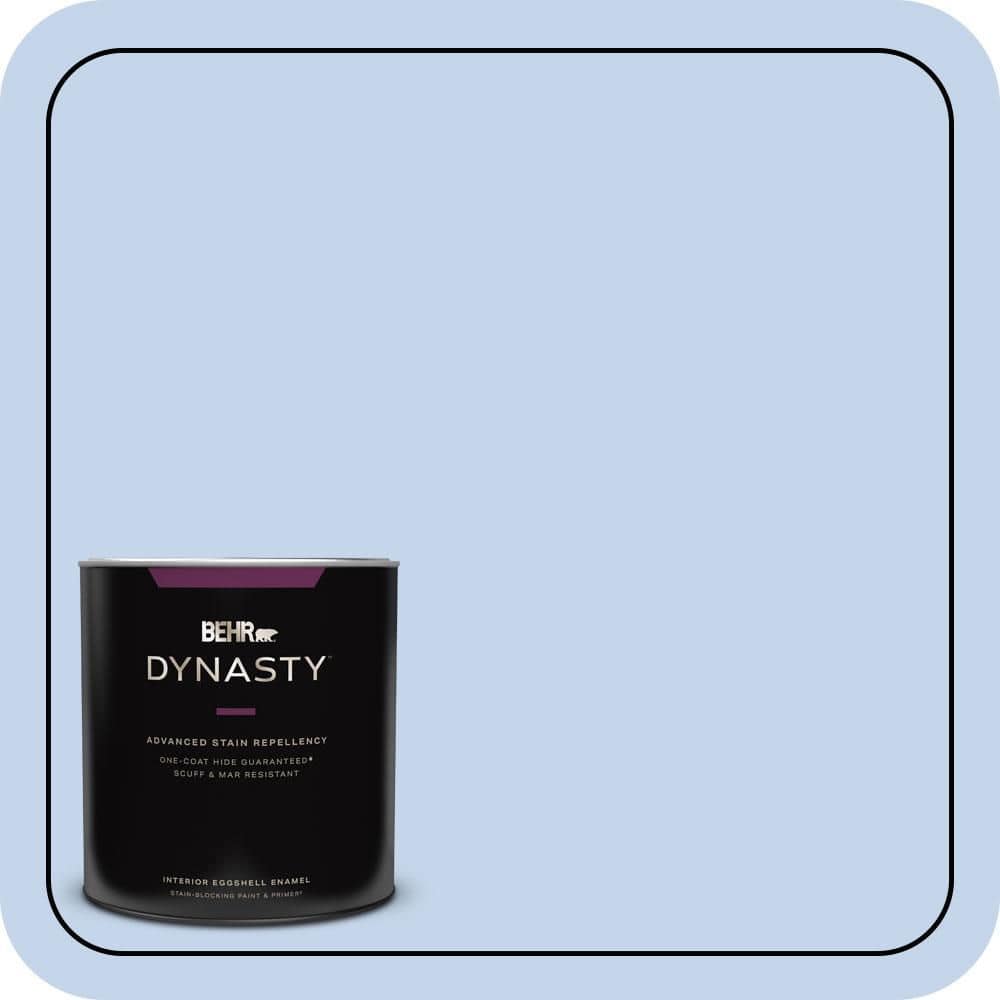 BEHR DYNASTY 1 qt. #580A-3 Rain Song Eggshell Enamel Interior Stain-Blocking Paint & Primer