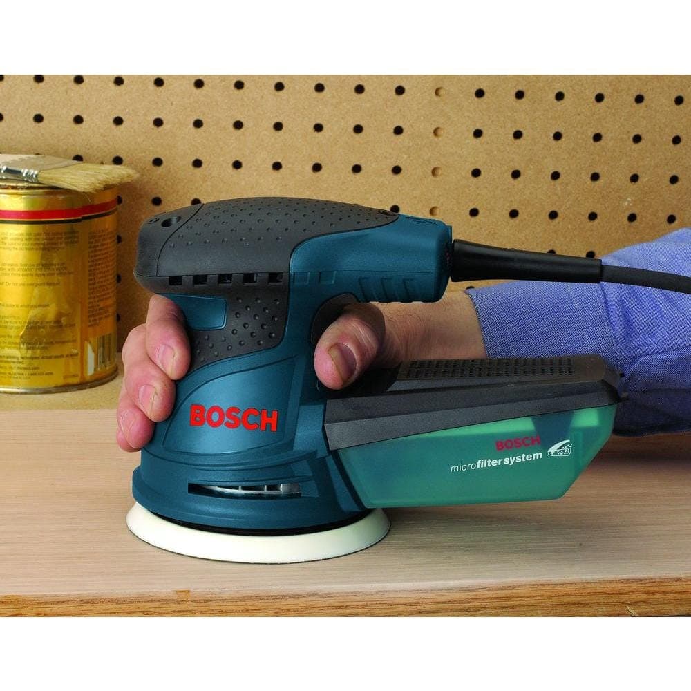 Bosch 2.5 Amp 5 in Corded Single Speed Palm Random Orbital Sander/Polisher (3)