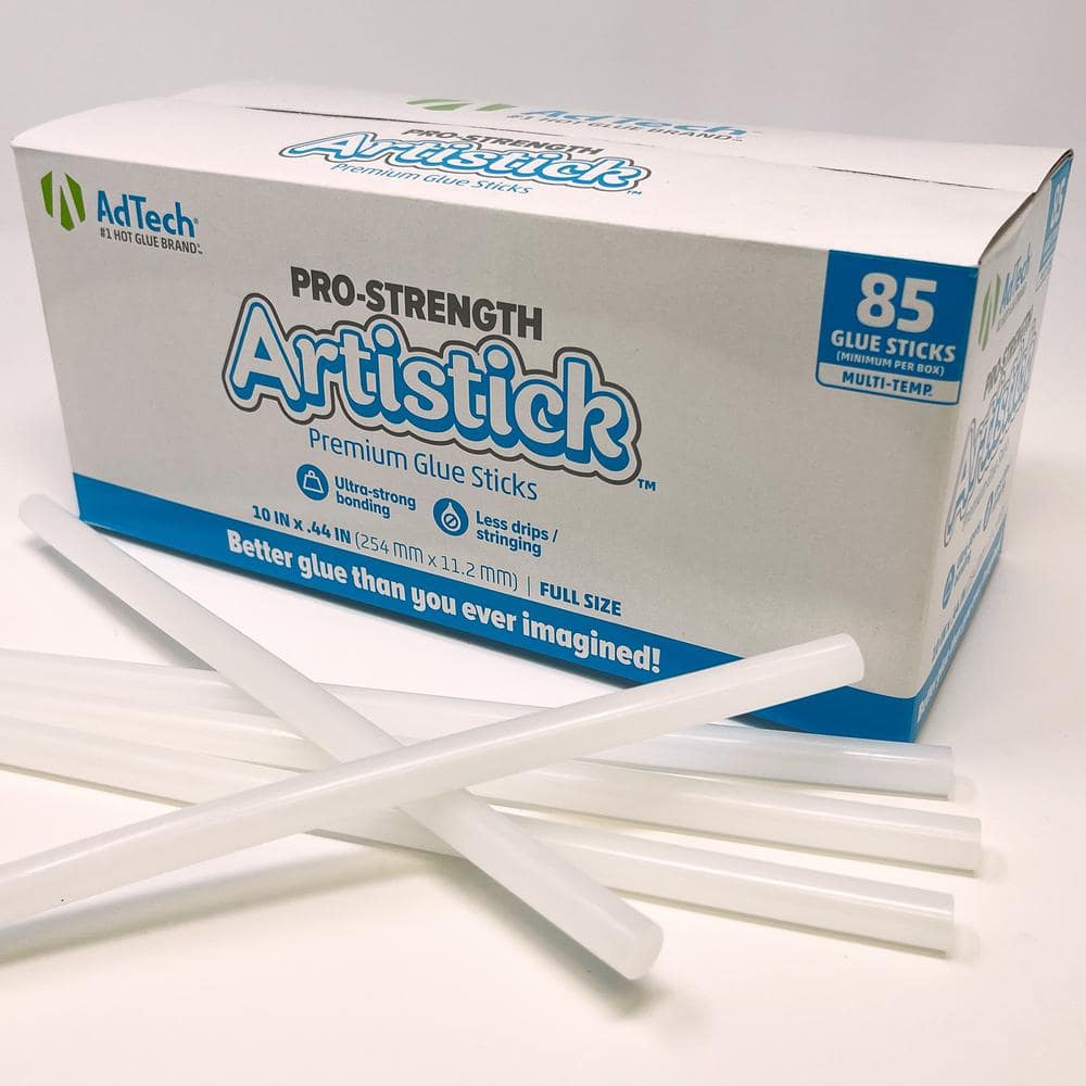AdTech Premiere Hot Glue Sticks 10 in. Full Size 5 lbs. Box