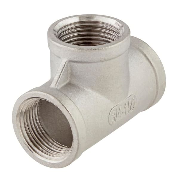 ProLine 3/4 in. FIP Stainless Steel Pipe Tee Fitting (2)