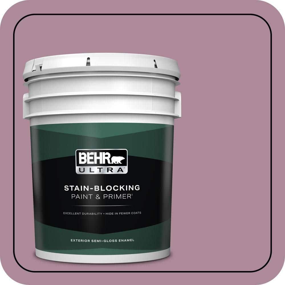 BEHR ULTRA 5 gal. #S120-5 Reserve Semi-Gloss Enamel Exterior Paint & Primer