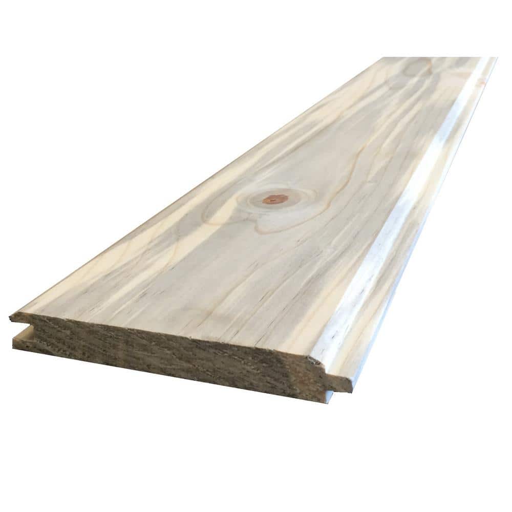Sierra Pacific Industries 6 in. x 96 in. Blue Stain Pine Tongue and Groove Siding