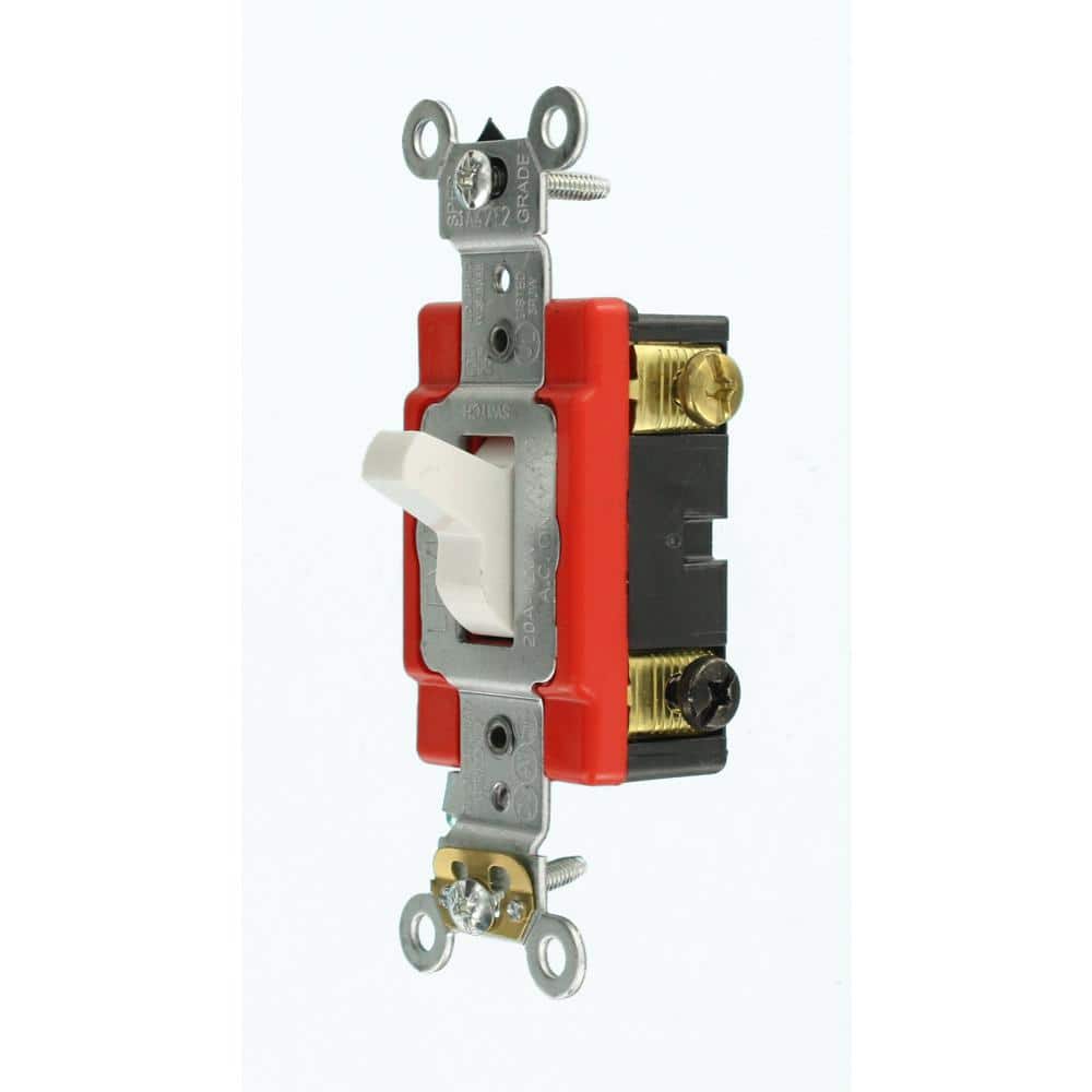 Leviton 15/20 Amp 3-Way Industrial Toggle Switch (3)