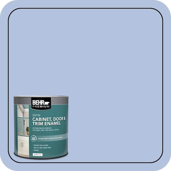 BEHR PREMIUM 1 qt. #M540-3 Eternal Elegance Satin Enamel Interior/Exterior Cabinet, Door & Trim Paint (2)