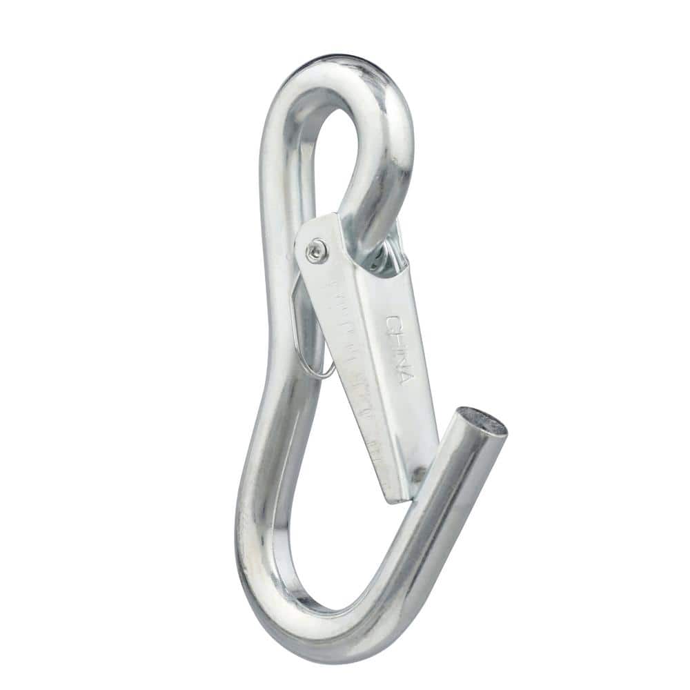 Everbilt 3/8 in. Zinc-Plated Spring Snap Hook (2)
