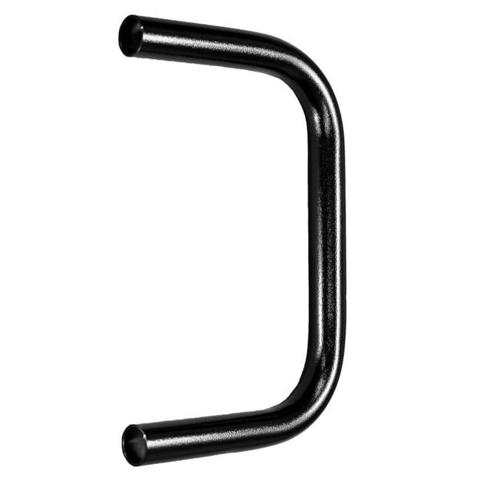 EZ Handrail Textured Black Aluminum Hand Rail End Loop (1)