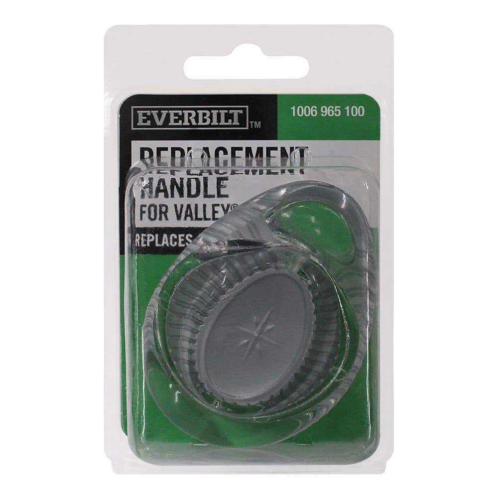 Everbilt Single Lever Shower Faucet Knob Replacement in Clear Acrylic with Chrome Detail for Valley (2)