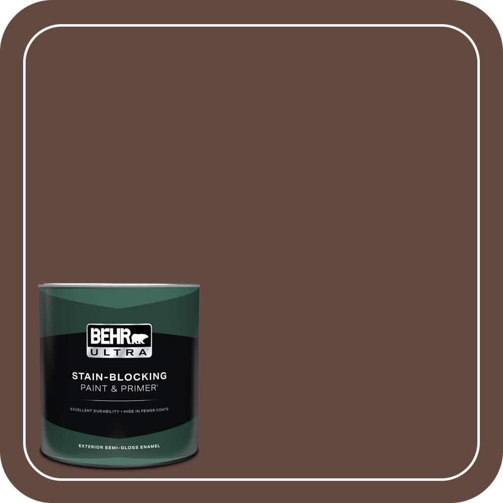 BEHR ULTRA 1 qt. #S-G-770 Wild Horse Semi-Gloss Enamel Exterior Paint & Primer