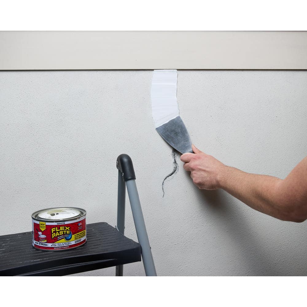 FLEX SEAL FAMILY OF PRODUCTS Flex Paste Net Wt 1 lb. White All Purpose Strong Flexible Watertight Multipurpose Sealant (2-Pack) (2)