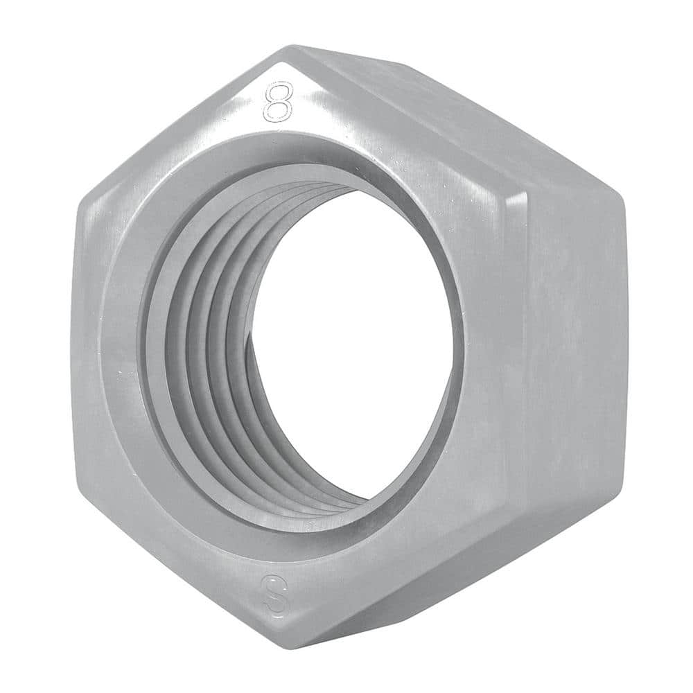 Everbilt M10-1.0 Zinc-Plated Metric Hex Nut (2)