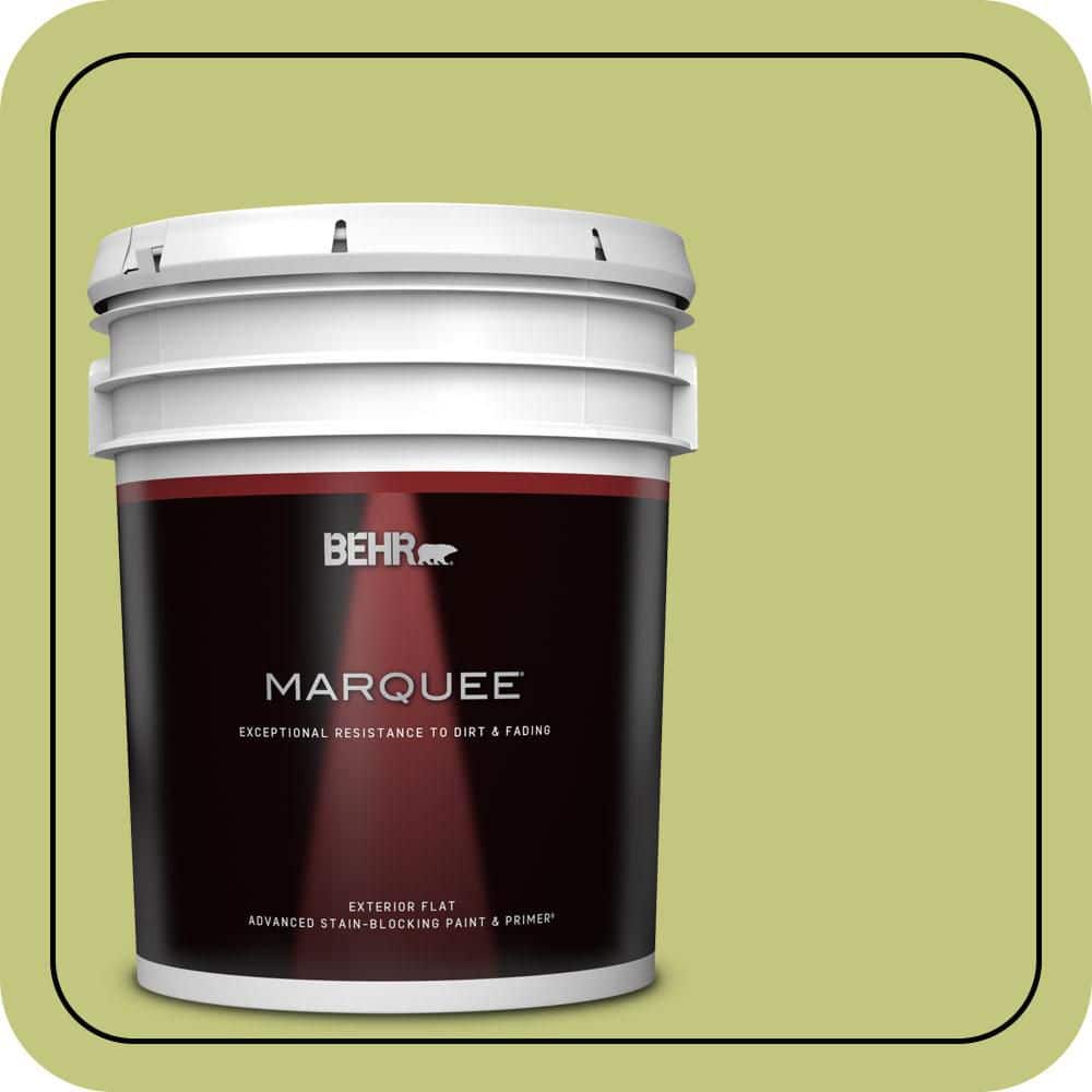 BEHR MARQUEE 5 gal. #P360-4 Soda Pop Flat Exterior Paint & Primer (1)