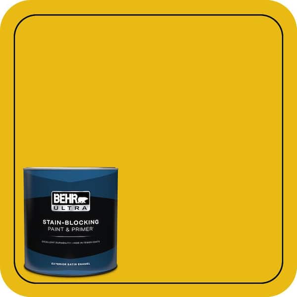 BEHR PREMIUM PLUS #390B-7 Lemon Lime Enamel Low Odor & Primer (3)