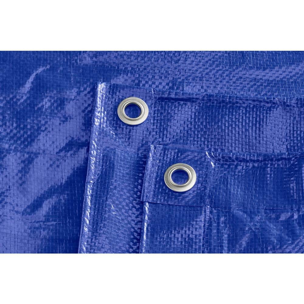 Everbilt 10 ft. x 12 ft. Blue Medium Duty Tarp (3)