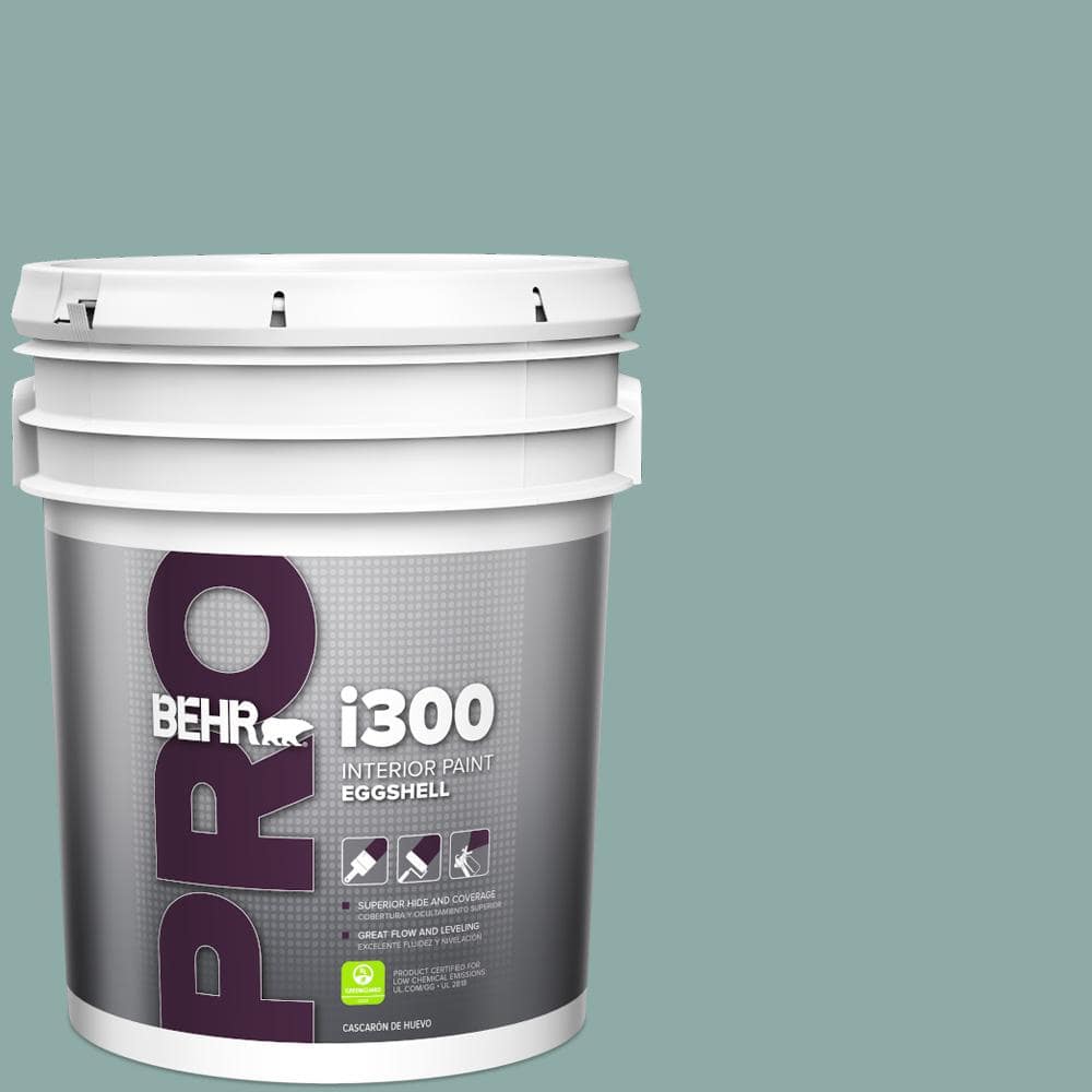 BEHR PRO 5 gal. #HDC-CL-25 Oceanus Eggshell Interior Paint