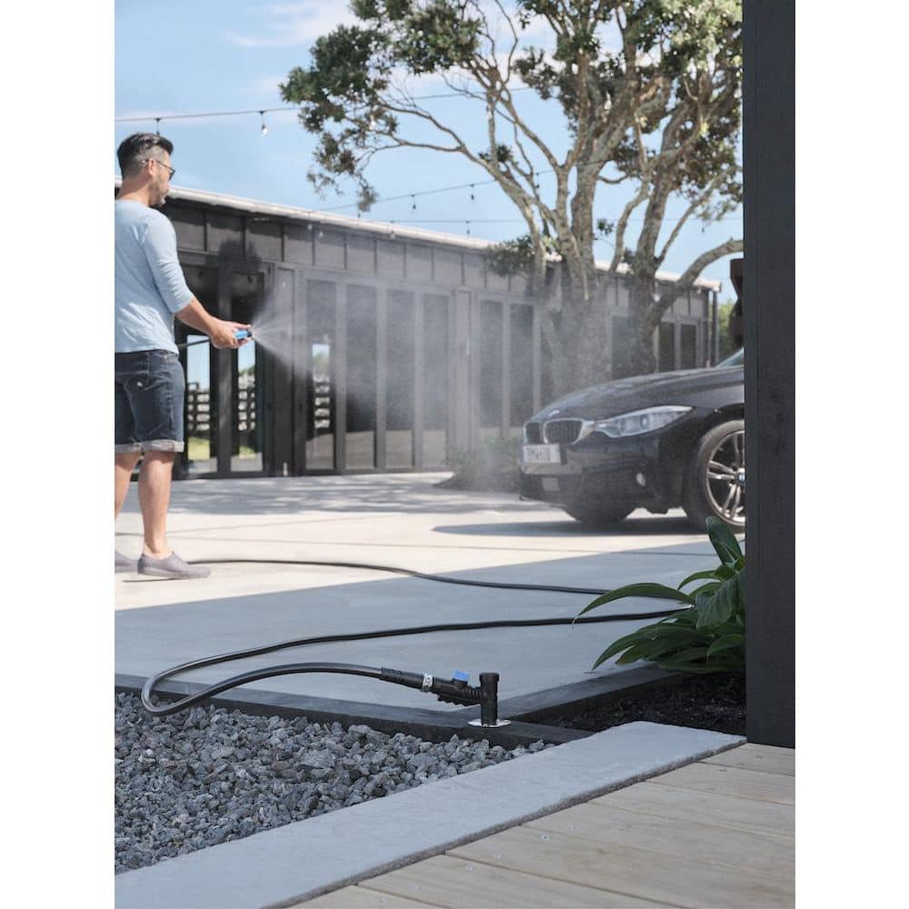 AQUOR 18 in. Bury Depth Ground Hydrant Stainless Steel, 1/2 in. NPT Inlet, 3/4 in. Hose Connector, Frost Proof Outdoor Faucet (3)