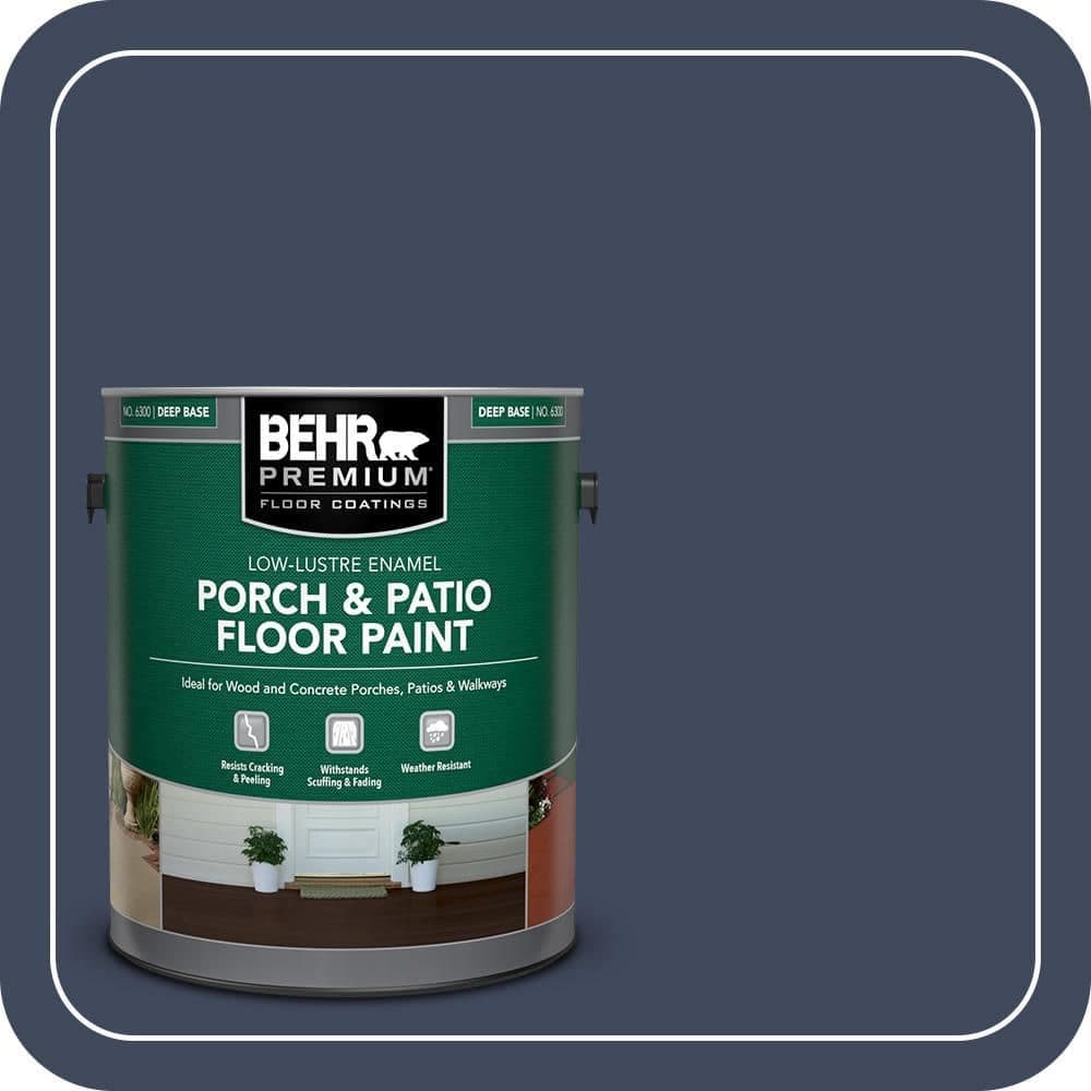 BEHR PREMIUM #S530-7 Low-Lustre Enamel Interior/Exterior Porch and Patio Floor Paint (1)