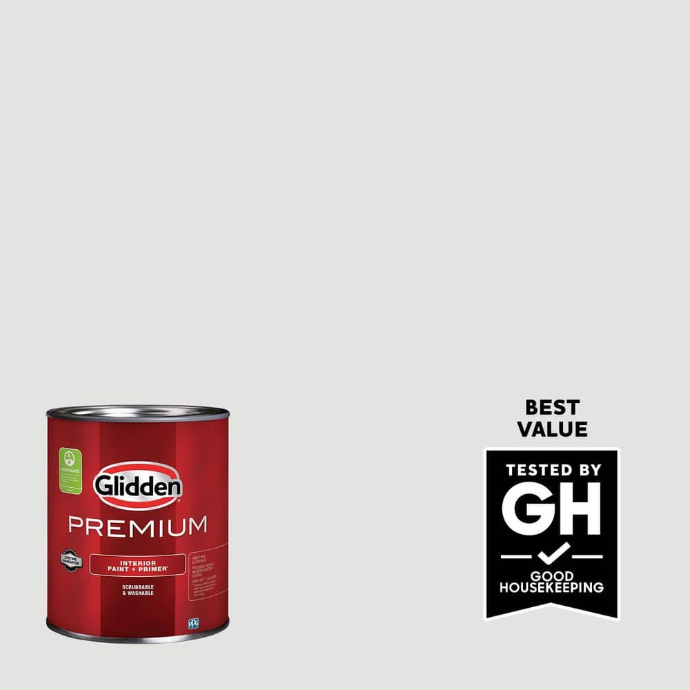 Glidden Premium 1 qt. PPG1001-2 Aria Eggshell Interior Latex Paint